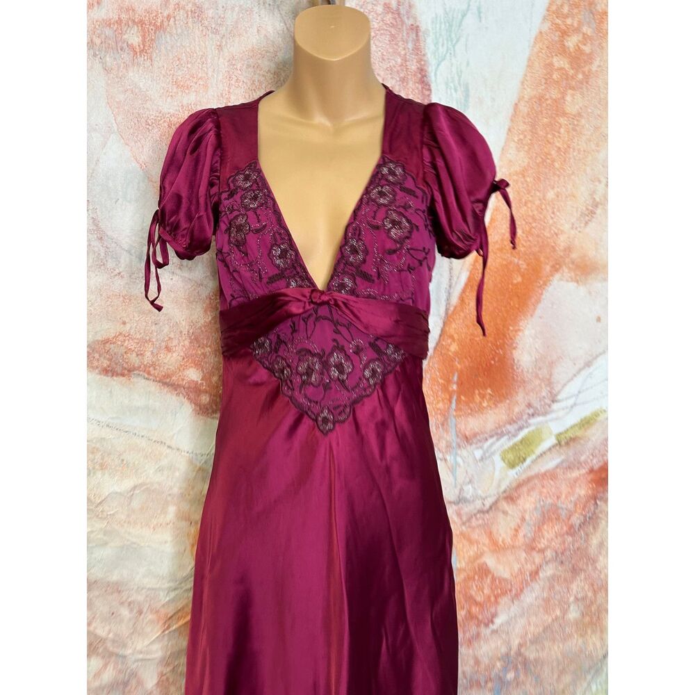 Free People Cooper Satin Midi Slip Dress $198 - Picture 8 of 11